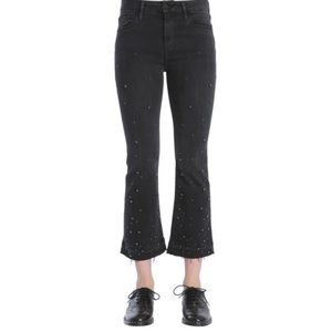 FRAME - Le Crop Mini Boot Jeans with Pearl detail